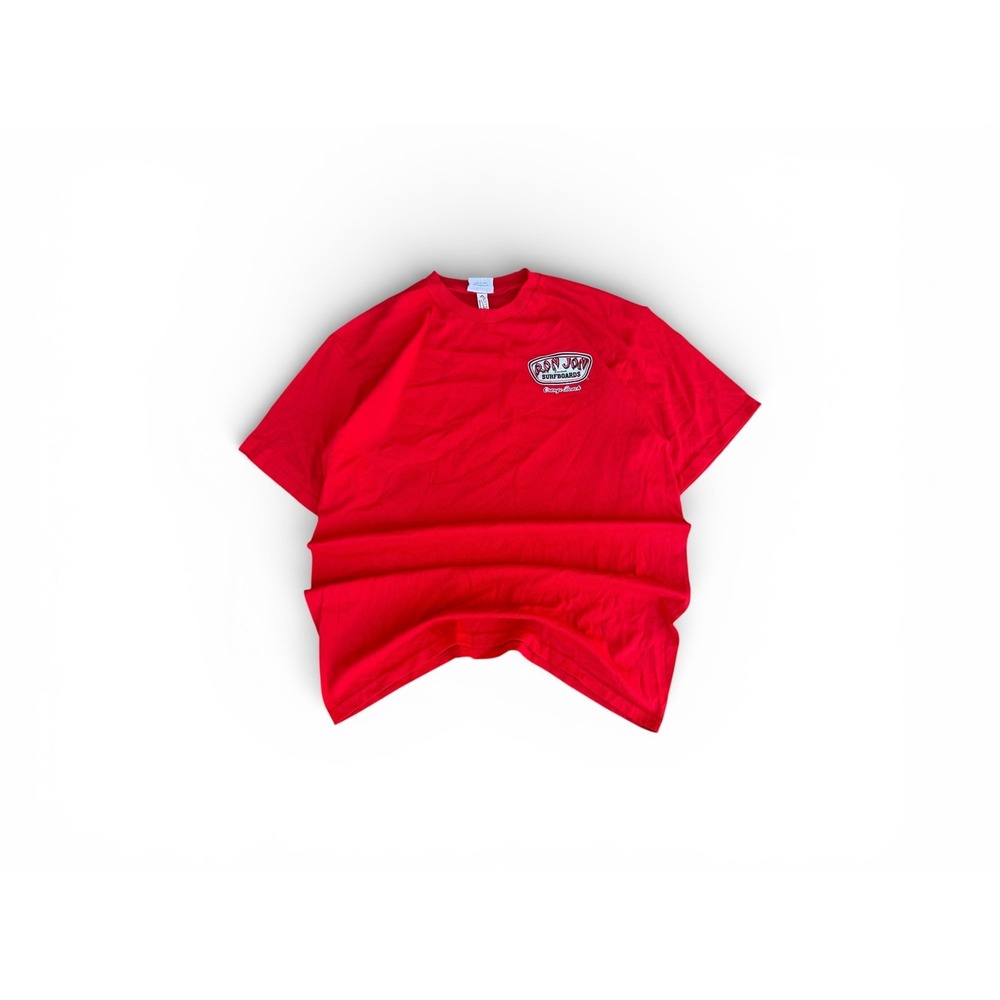 Vintage Ron Jon Surf Shop Orange Beach Graphic T-Shirt Mens Large Red